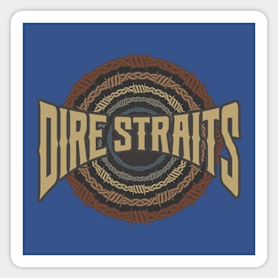 Dire Straits Barbed Wire Sticker